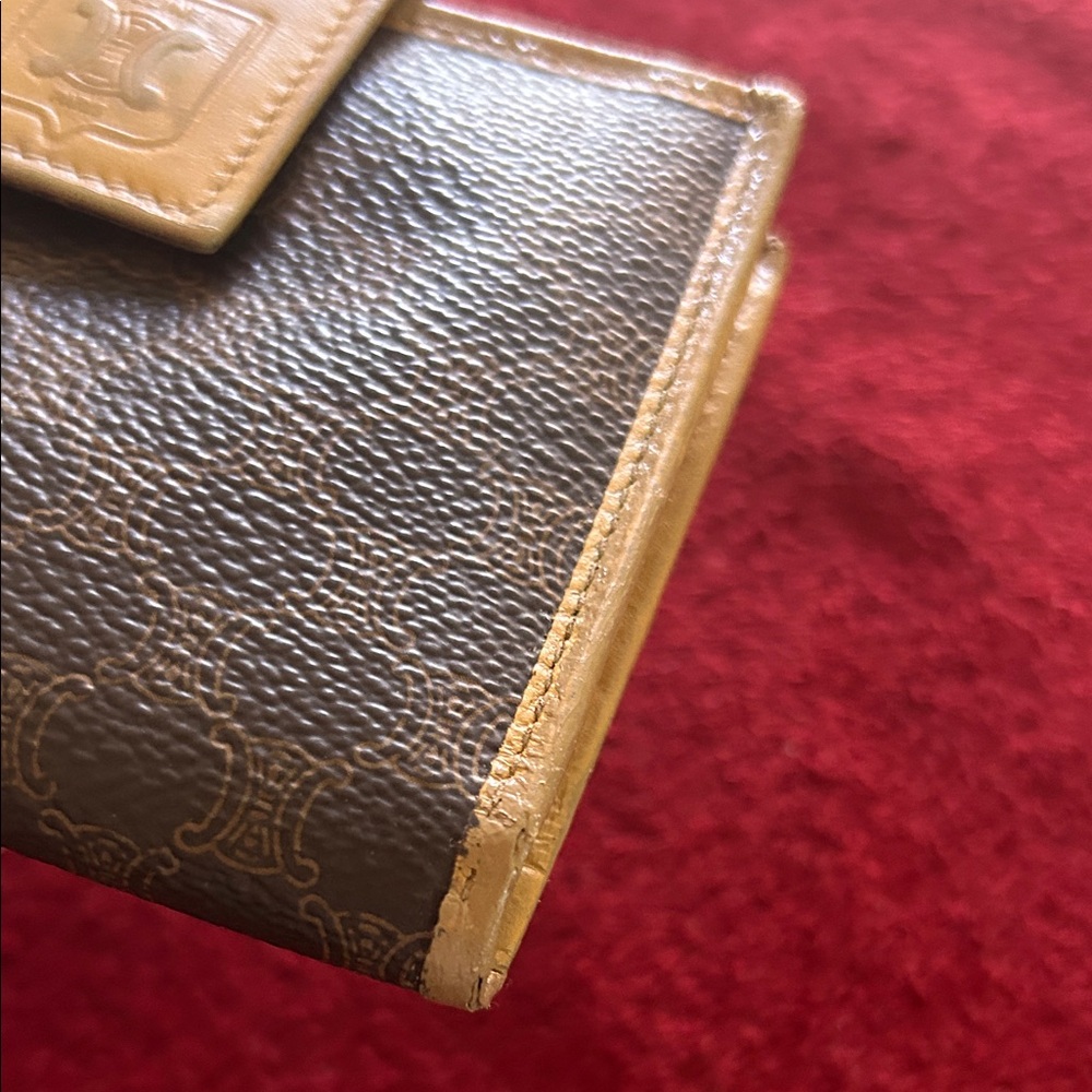 Celine Triomphe Compact Macadam Wallet - Picture 8 of 9